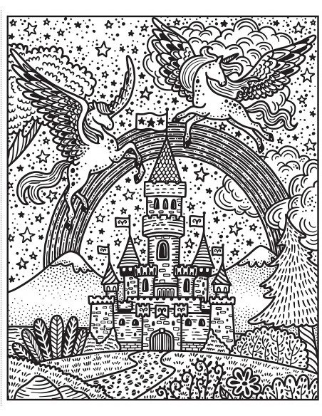 Rainbows Magic Painting Book