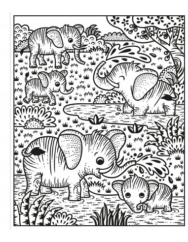 Zoo Magic Painting Book