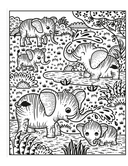 Zoo Magic Painting Book