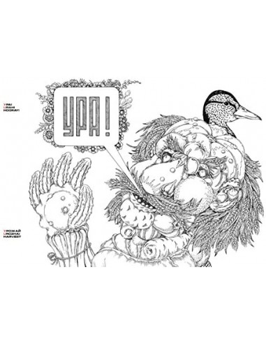 Russian Alphabet Colouring Book