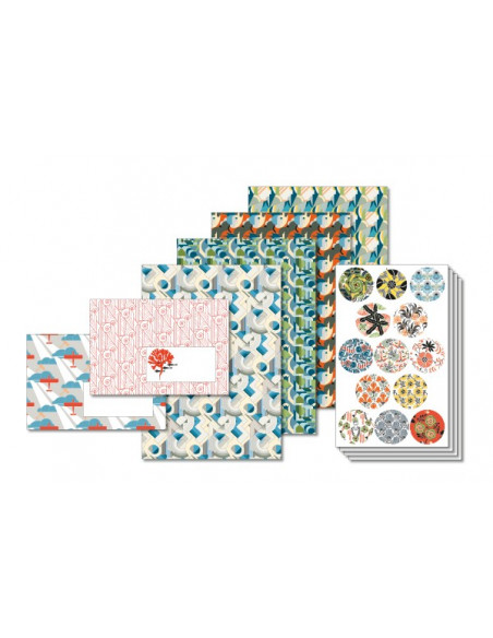 Letter Writing Set. Art Deco