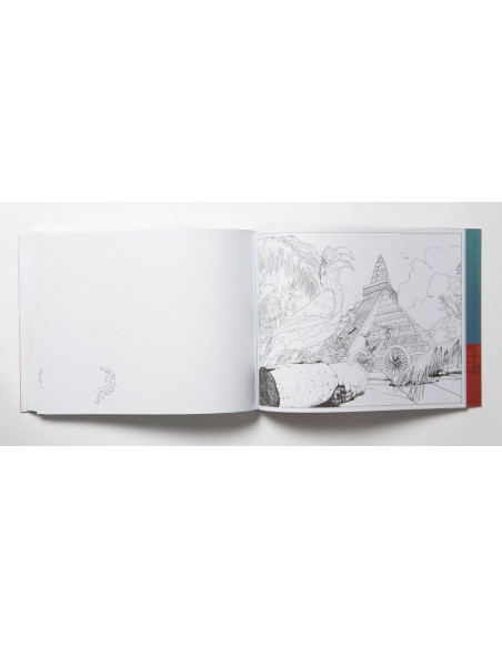 The Bicycle Colouring Book : Journey to the Edge of the World