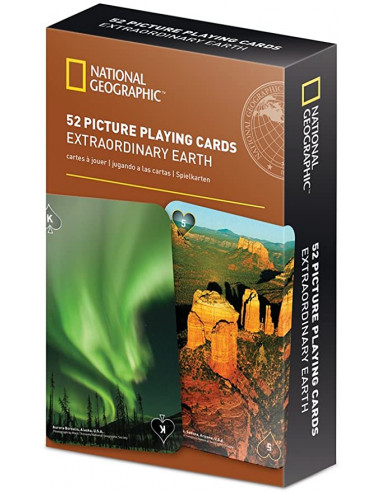 Extraordinary Earth - National Geographic 52 Picture Playing Cards