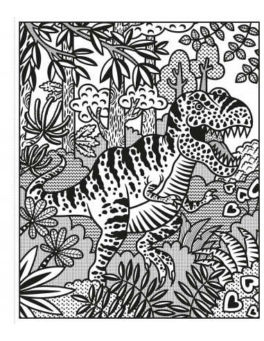 Dinosaurs Magic Painting Book