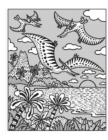 Dinosaurs Magic Painting Book